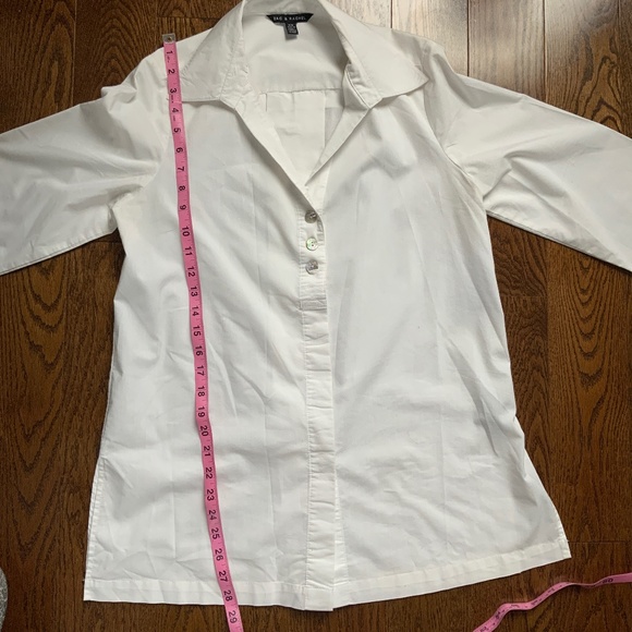 ZAC & RACHEL White Collar Button Down Shirt. Size M. - Picture 4 of 8